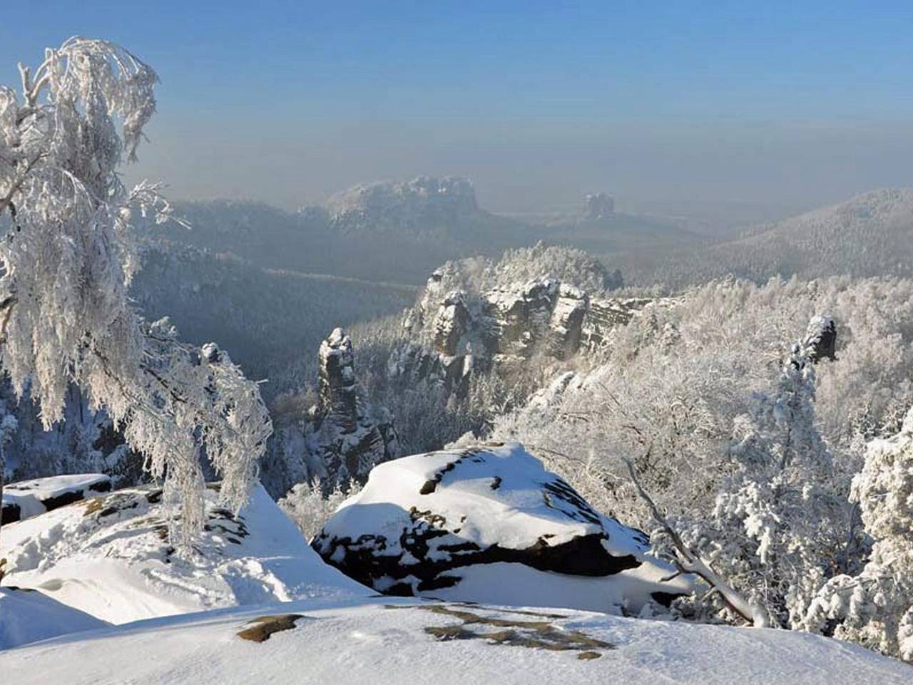 Ganze Ferienwohnung, Ferienhaus Winterbergblick - Ferienwohnung "Winterstein", 2 Schlafräume in Hinterhermsdorf, Sebnitz