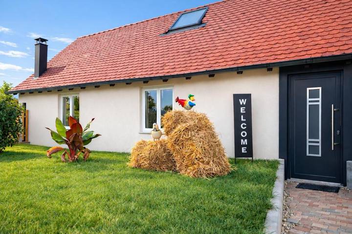 Location de vacances pour 4 personnes, avec vue ainsi que piscine et jardin, animaux acceptés à Rhinau - 2