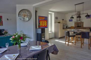 Gîte pour 14 personnes, avec vue à La Gacilly