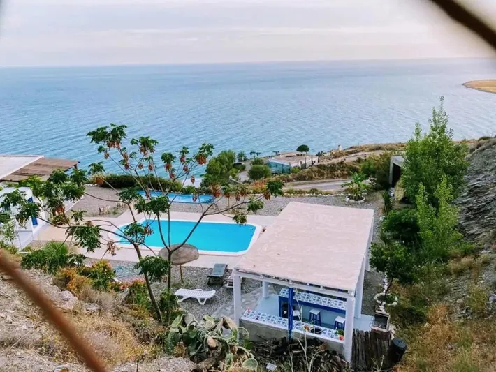 Maison de vacances pour 8 personnes, avec vue ainsi que terrasse et piscine - 1