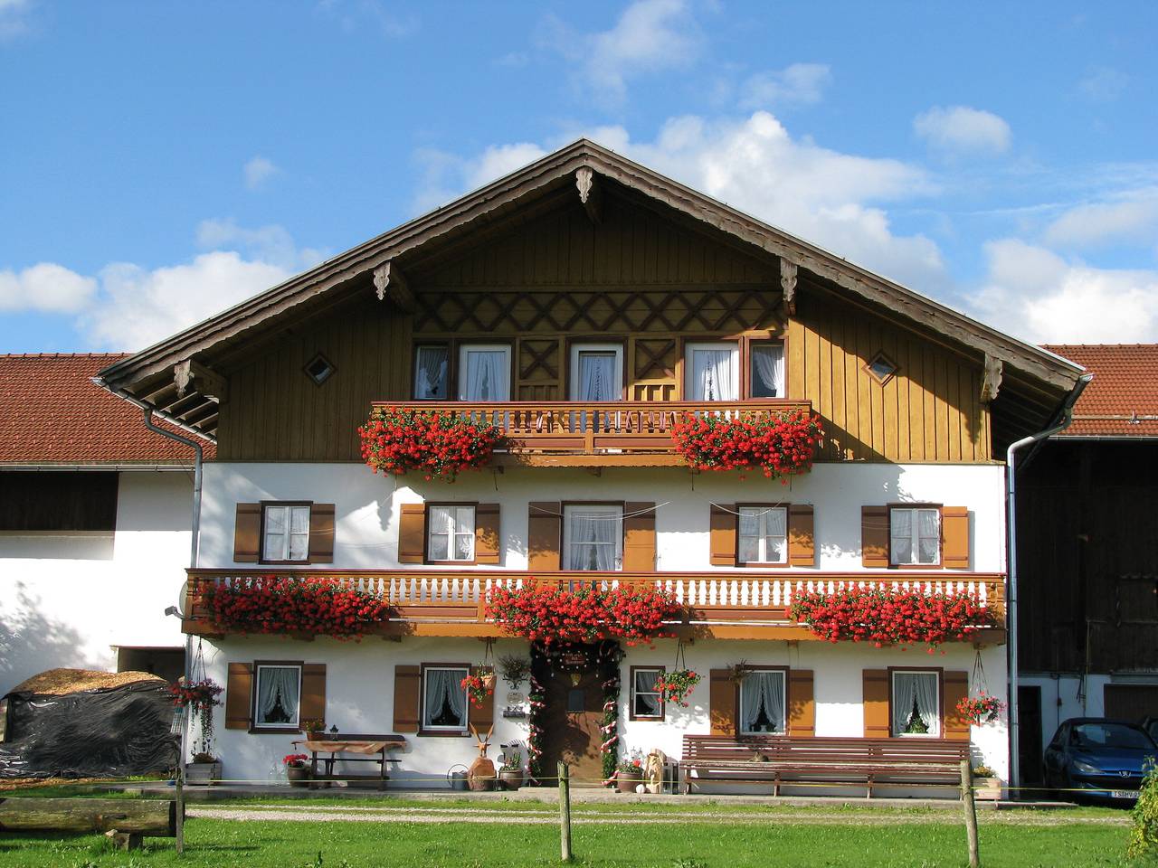 Ganze Ferienwohnung, Ferienwohnungen Maurer Hof - Ferienwohnung Bauernhaus 2. Stock 70 qm in Siegsdorf, Bayerische Alpen