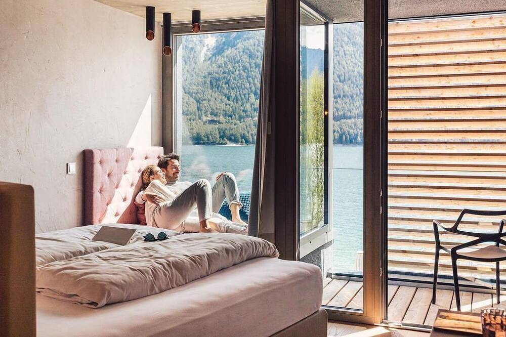 Doppelzimmer Panorama Bergblick - Seehotel Einwaller in Pertisau, Eben am Achensee