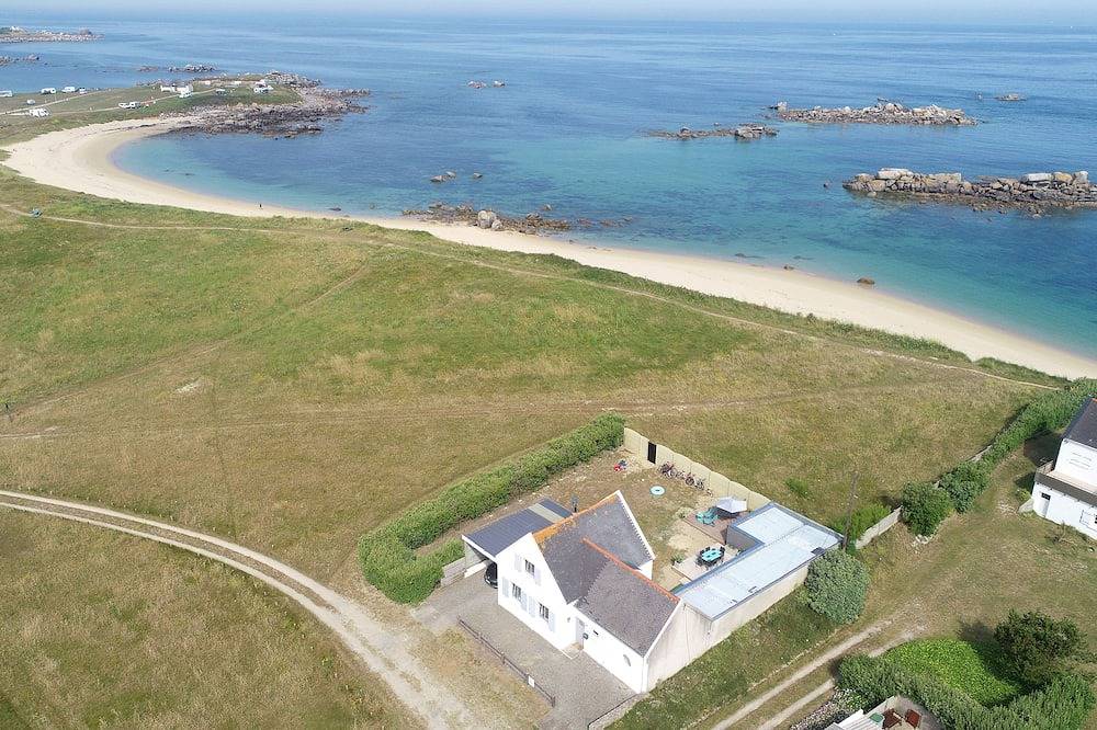 Maison des dunes, vue mer panoramique et pieds dans l'eau - vélos, paddles in Plouescat, Côte des Légendes