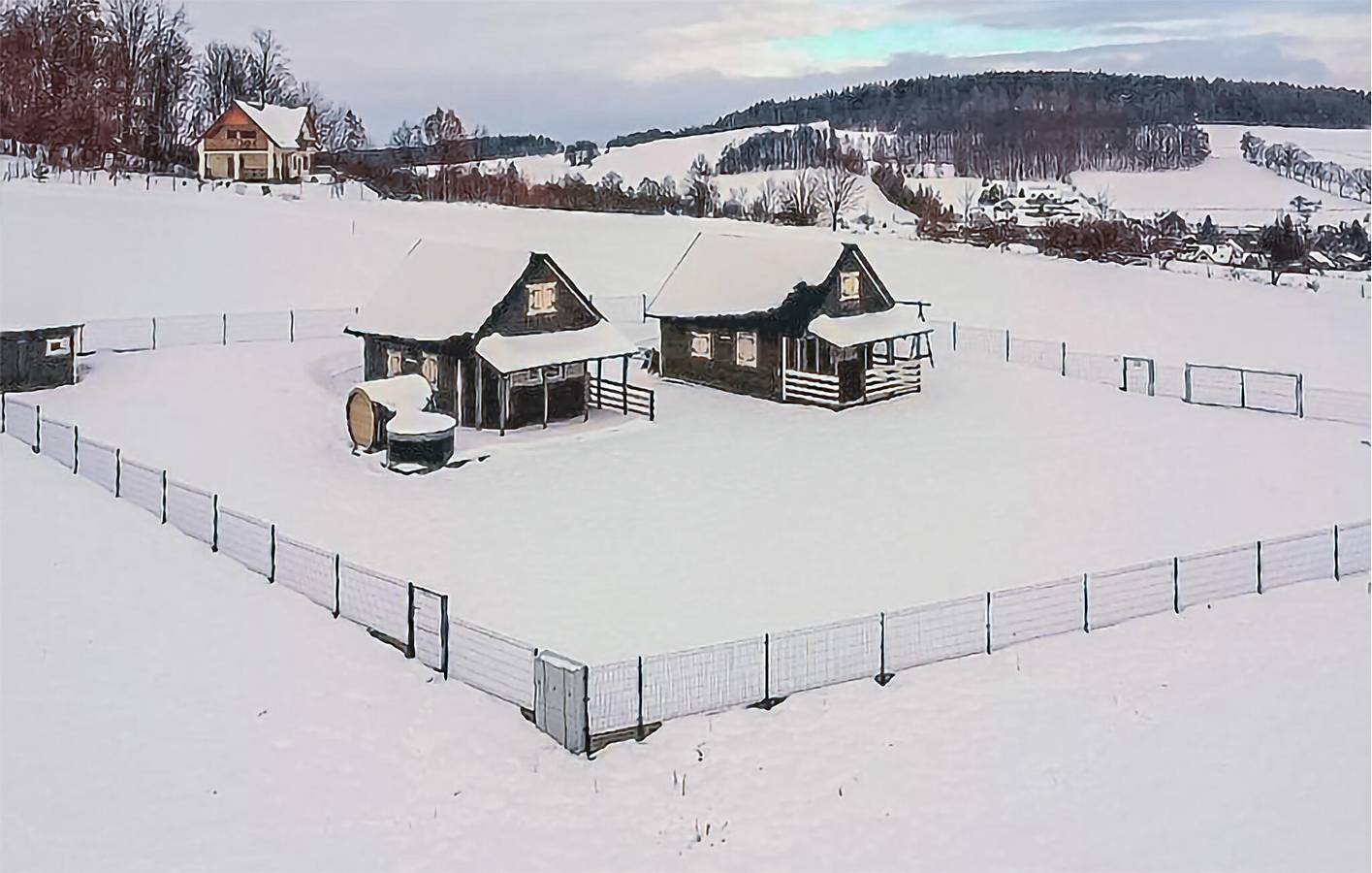 Maison de vacances pour 6 personnes avec terrasse in Wojcieszyce, Monts des Sudètes (Pologne)