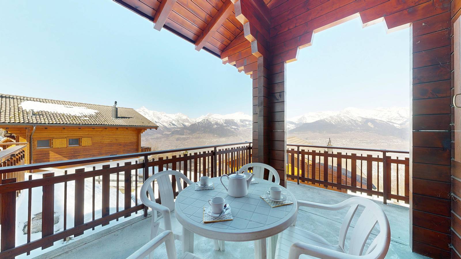 Chalet Sukoon Cosy & Mountain chalet 10 pers in Salins (Sion), Sion