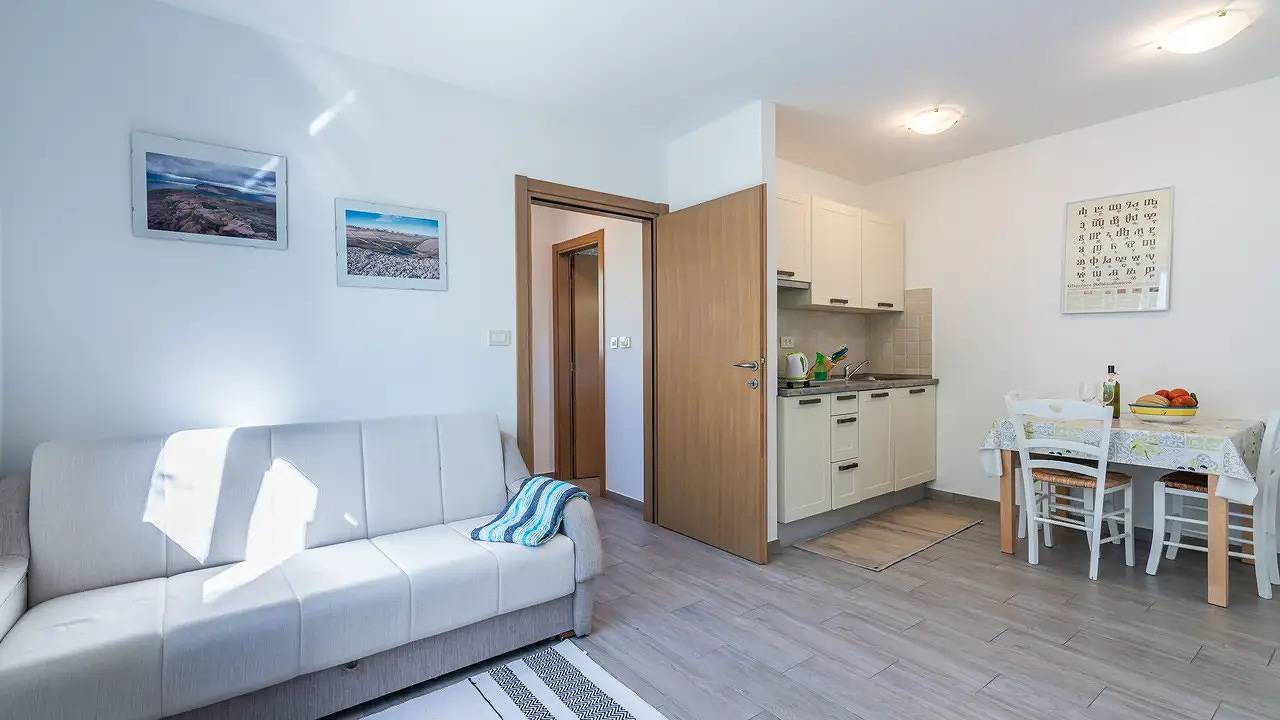 Ganze Ferienwohnung, Ferienwohnung für 3 Personen (37 m²) in Jurandvor in Baska, Krk