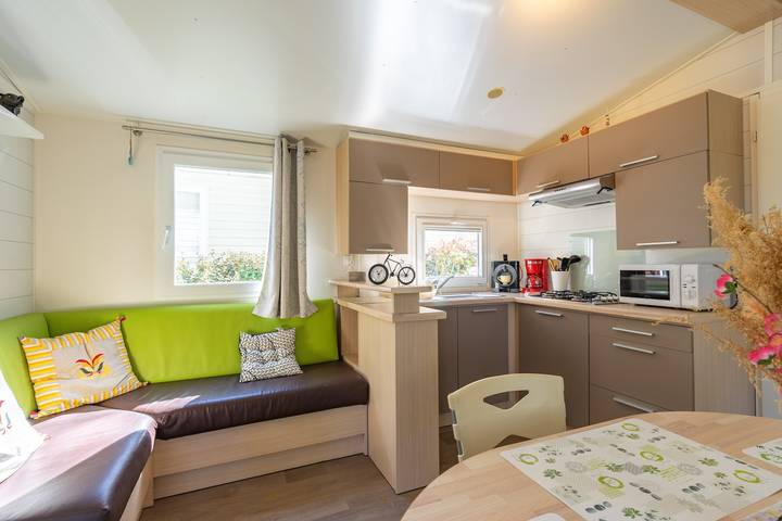 Mobil-home « A 5 min de la playa » con piscina compartida y terraza privada in Saint-Augustin, Côte de Beauté