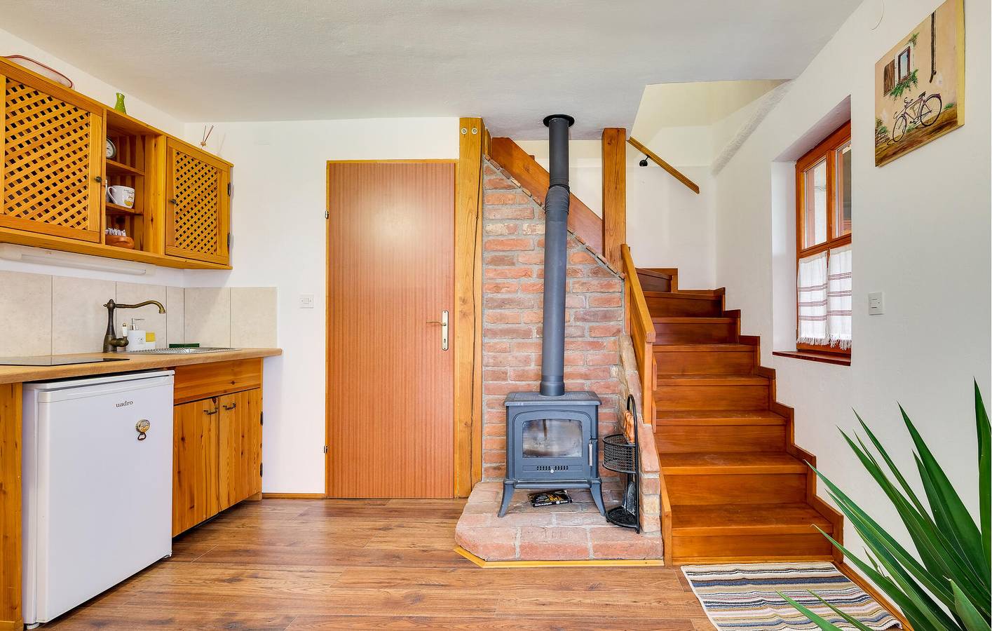 Charmante Ferienwohnung mit WLAN, Klimaanlage, Parkplatz, Terrasse und Grill in Općina Veliki Pisanica, Bjelovar-Bilogora