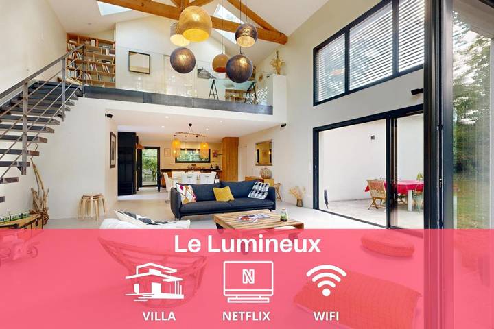 Villa pour 7 personnes, avec jardin, animaux acceptés