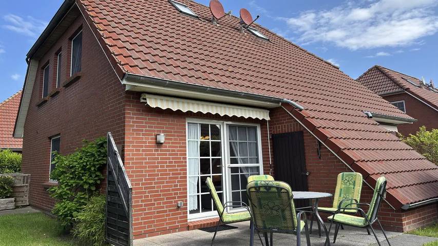 Ferienhaus für 5 Personen, mit Terrasse, mit Haustier in Neßmersiel