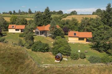 Maison de campagne pour 6 personnes, avec jardin ainsi que jacuzzi et sauna à Brazey-en-Morvan