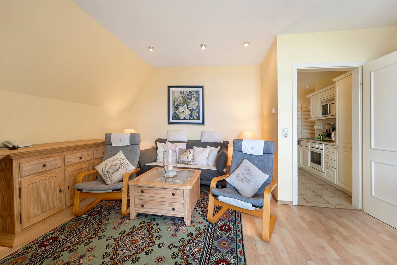 Ganze Wohnung, Ferienwohnung 'Wohnung 4' mit Gemeinschaftsgarten, Balkon und Wlan in Hohwacht Strand, Hohwacht
