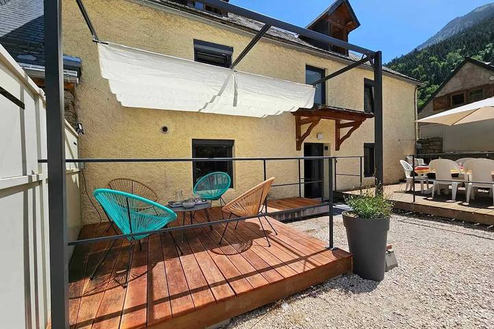 Maison de vacances pour 12 personnes, avec jardin et terrasse à Aragnouet