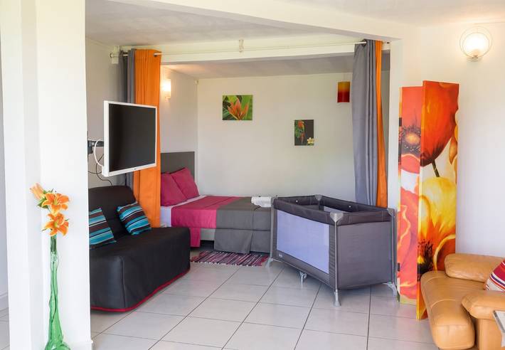Entire apartment, Charming Apartment Deshaies Sea View in Deshaies, Guadeloupe (Caribbean)