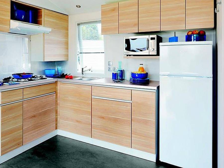 Camping Brantôme Peyrelevade - Mobile home 6 persons - Mobile home Le Platane (3 bedrooms) + large terrace + Tv in Brantôme en Périgord, Périgord Vert