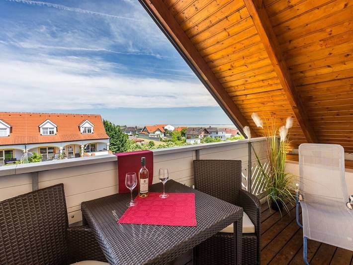 Im Apartmenthaus Martina in Mörbisch am See, Leithaberg