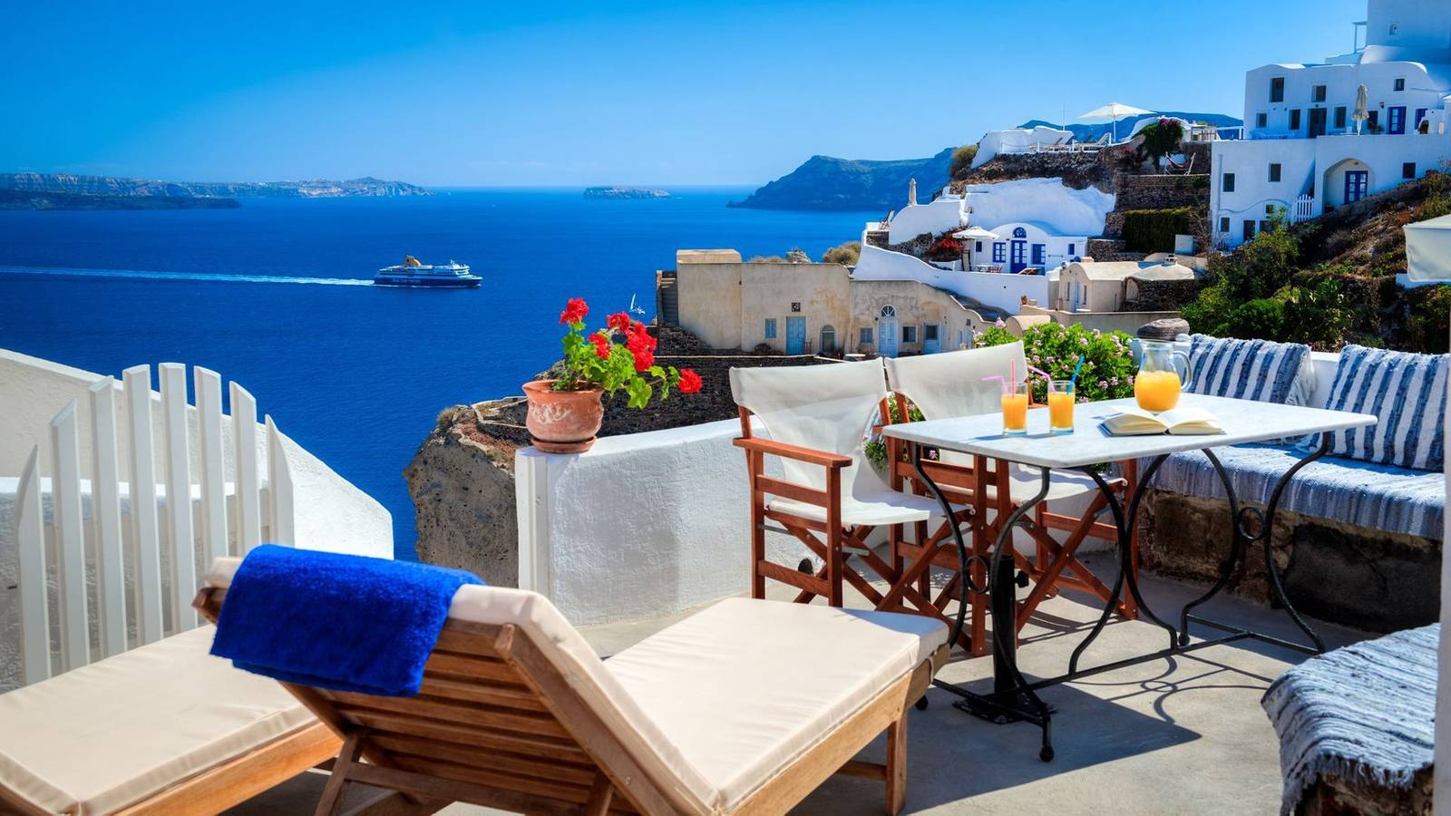 Villa pour 5 Personnes dans Oia, Santorin