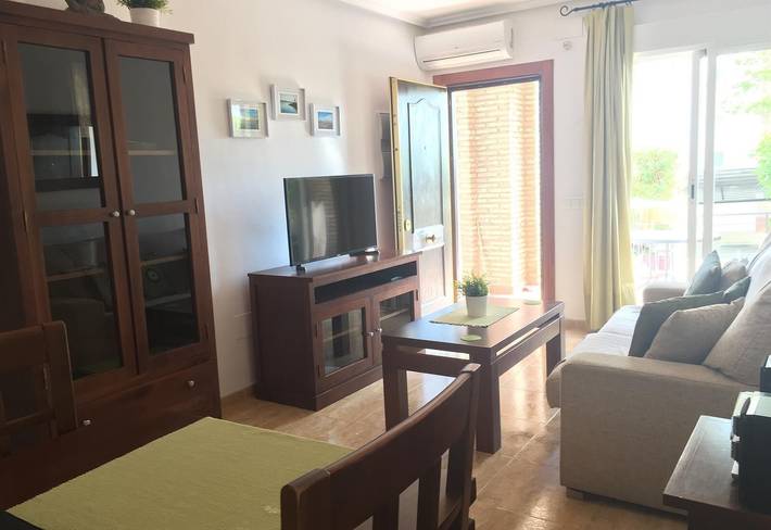 Appartement entier, Appartement 2 chambres près de la plage avec piscines, spa, climatisation et Wi-Fi in Playas de Vera, Vera