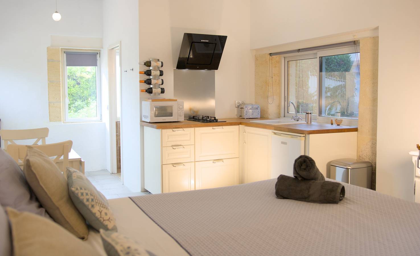 Ganzes Studio, Le Studio – Château Le Noble: Ruhe und Komfort im Herzen der Weinberge in Saint-Germain-du-Puch, Libourne und Umgebung