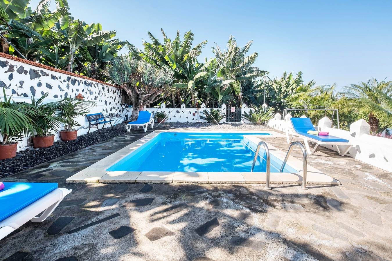 Ferienhaus 'Finca Alejandrina' mit Meerblick, Pool, Garten & Wlan in La Guancha, Teneriffa Nord