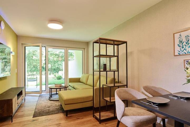 Ferienwohnung für 4 Personen, mit Balkon und Garten