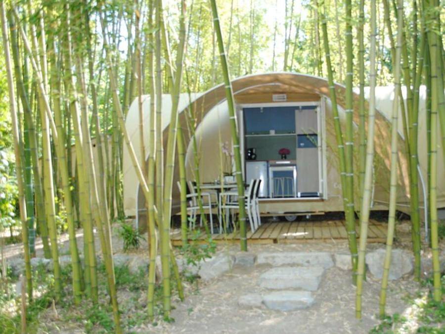 Camping Le Pradal - Bungalow de lona 4 personas - Coco Sweet (sin instalaciones sanitarias) in Anduze, Cevenas
