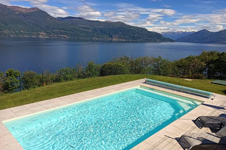 Villa für 10 Personen, mit Pool und Balkon sowie Seeblick, kinderfreundlich am Lago Maggiore - 3