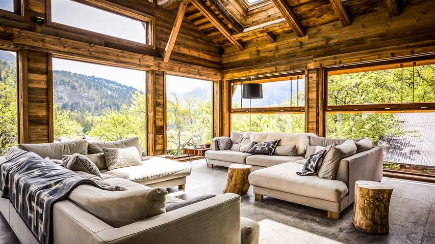 Chalet pour 12 personnes, avec sauna ainsi que jardin et jacuzzi à Les Houches - 4