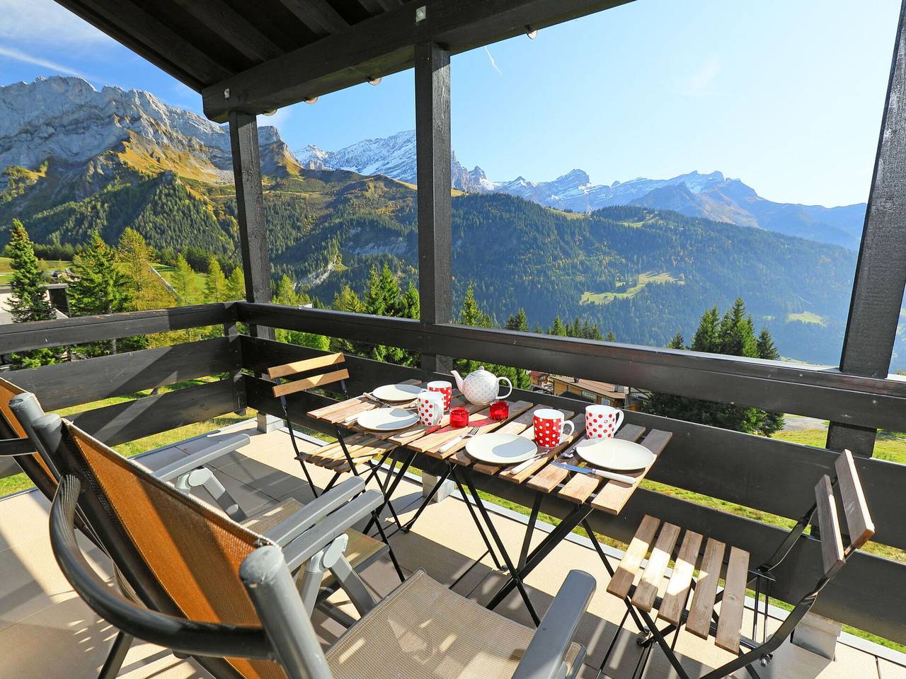 Ganze Wohnung, Les Petites Maraîches 132 389 - Les Petites Maraîches 132 389 107.1 in Gryon, Alpes Vaudoises