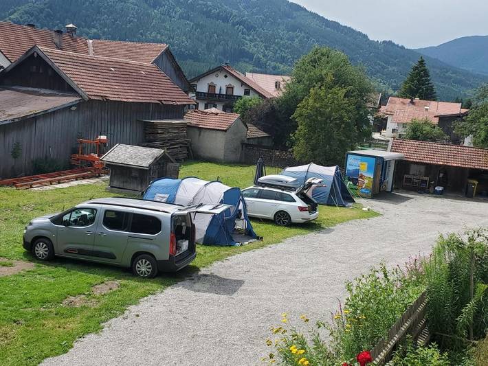 Camping für 4 Personen, mit Garten in Oberbayern