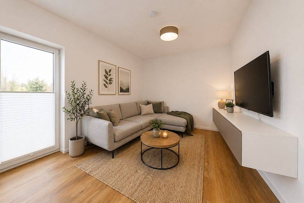 Ganze Wohnung, Haus Mathilda–Modernes Ferienhaus in ruhiger Lage, nur 5 Minuten zum Plauer See in Karow, Plau am See