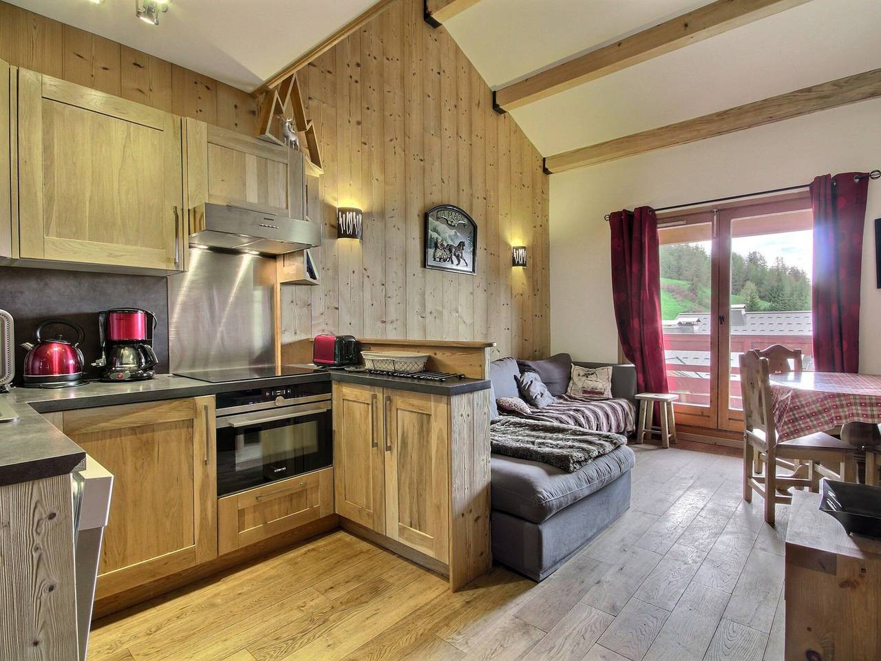 Appartement entier, Duplex moderne au pied des pistes pour 6 personnes in La Plagne, La Plagne-Tarentaise