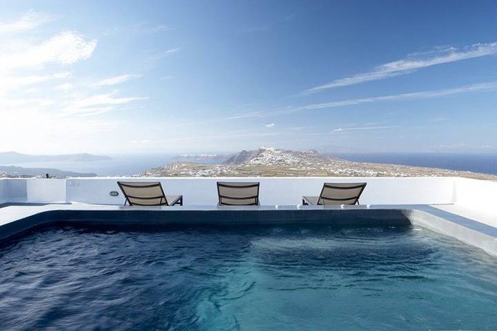 Ferienhaus für 10 Personen, mit Terrasse und Meerblick