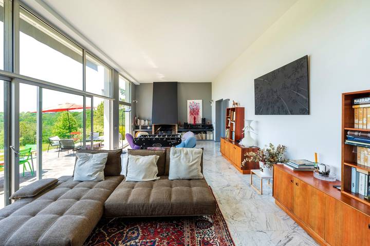 Ferienhaus 'Espace, Luxe, Calme Et Nature' mit Bergblick, Wlan und Klimaanlage in Saint-Martin-de-Seignanx, Côte d’Argent