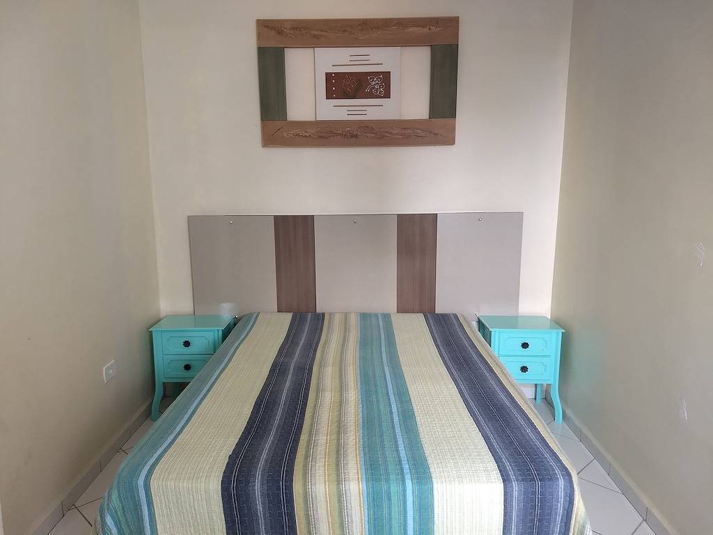 Ganze Wohnung, 2 Schlafzimmer mit Suite !!! Fit mit vollem Blick auf den Strand !!! in Mongaguá, Baixada Santista