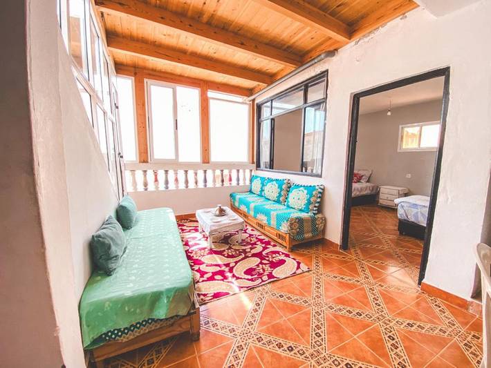 Gîte pour 6 personnes, avec jacuzzi ainsi que balcon et sauna à Taghazout (village) - 3