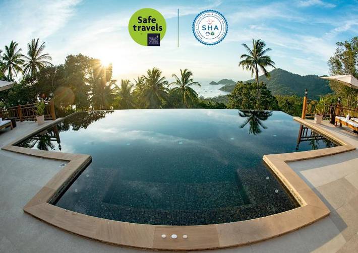 Villa pour 13 personnes, avec jardin ainsi que vue et piscine dans Koh Tao - 4
