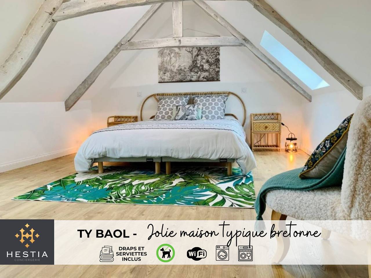 Maison De Vacances pour 6 Personnes dans Plouguerneau, Côte des Légendes