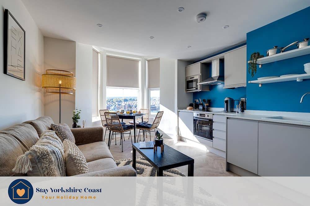 Ganze Wohnung, First floor modern apartment near North Bay Beach. in Scarborough, North York Moors National Park