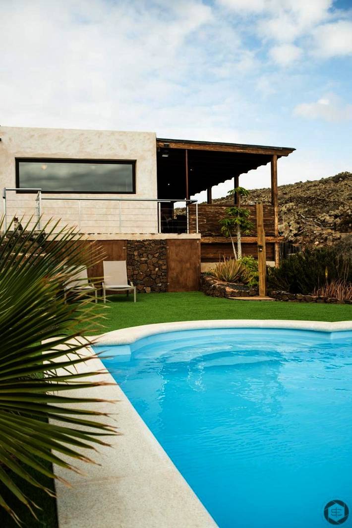 Location de vacances pour 4 personnes, avec jardin ainsi que piscine et vue à Villaverde - 4