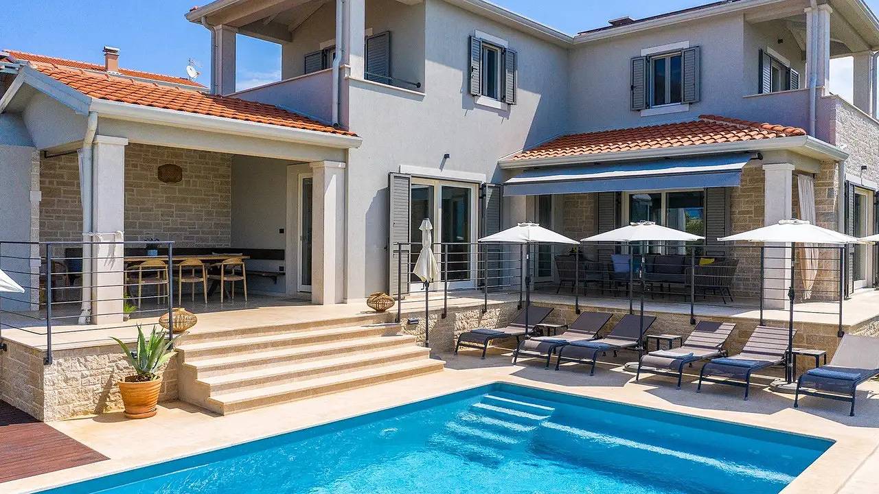 Villa für 8 Personen (185 m²) in Višnjan in Kaštelir-labinci (Istrien), Visignano (Općina)