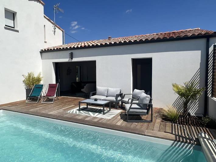 Villa pour 8 personnes, avec terrasse et piscine à Saint-Jean-de-Monts - 4