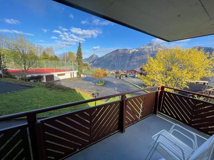 Ferienwohnung für 4 Personen, mit Balkon und Garten sowie Sauna und Ausblick in Seelisberg