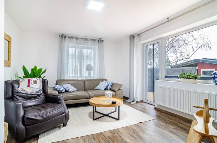 Ferienwohnung für 7 Personen, mit Garten