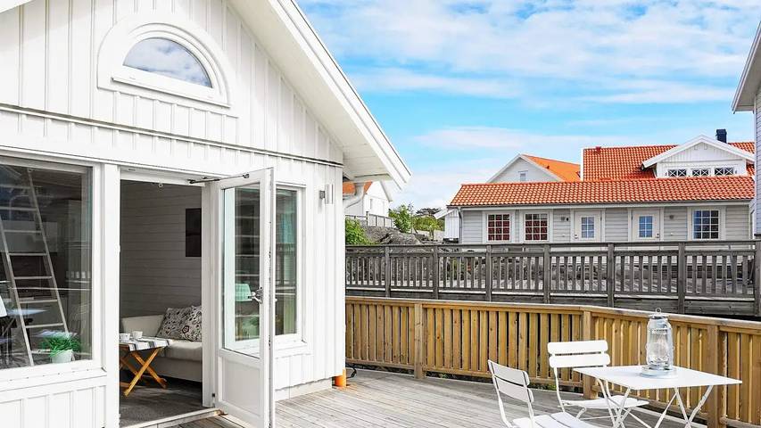 Ferienhaus für 3 Personen, mit Terrasse