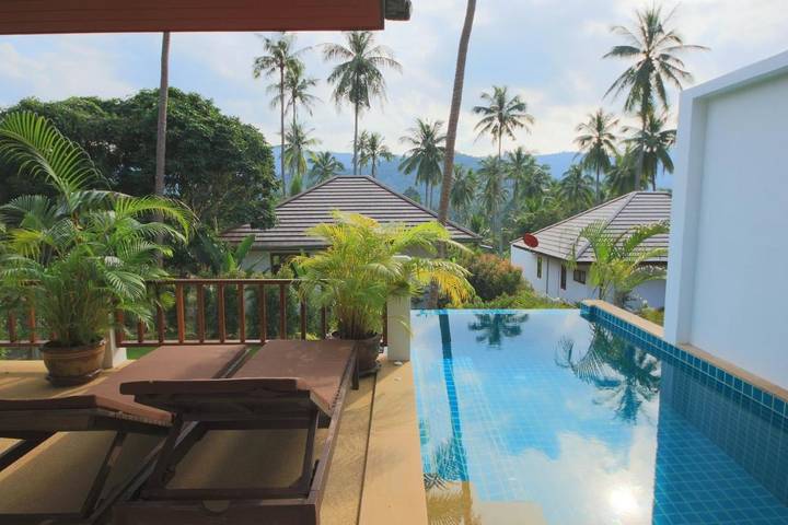 Villa pour 3 personnes, avec jacuzzi ainsi que piscine et jardin en Thailande - 4
