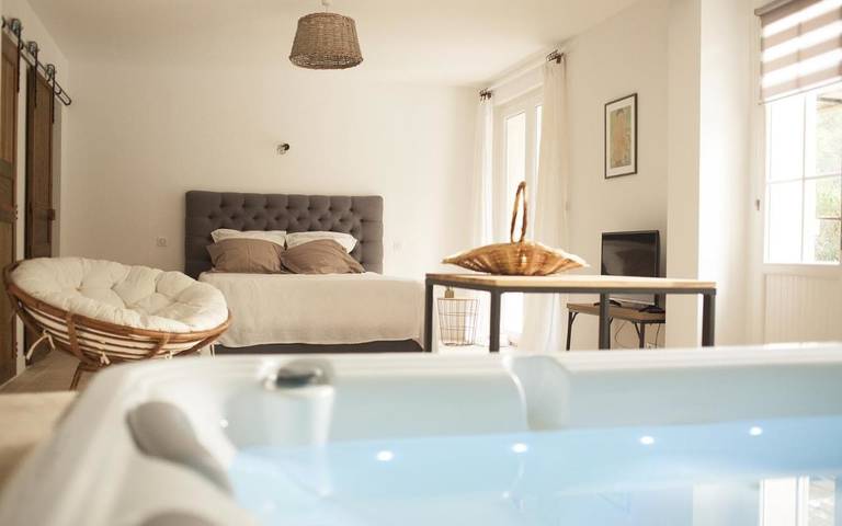 Location de vacances pour 4 personnes, avec sauna et jardin ainsi que jacuzzi et piscine à Venelles - 3