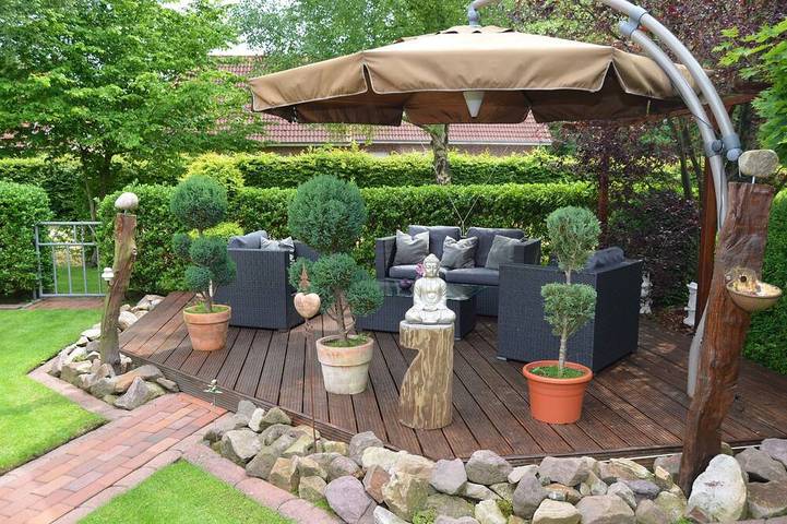 Ferienhaus für 6 Personen, mit Terrasse und Garten in Uplengen - 3