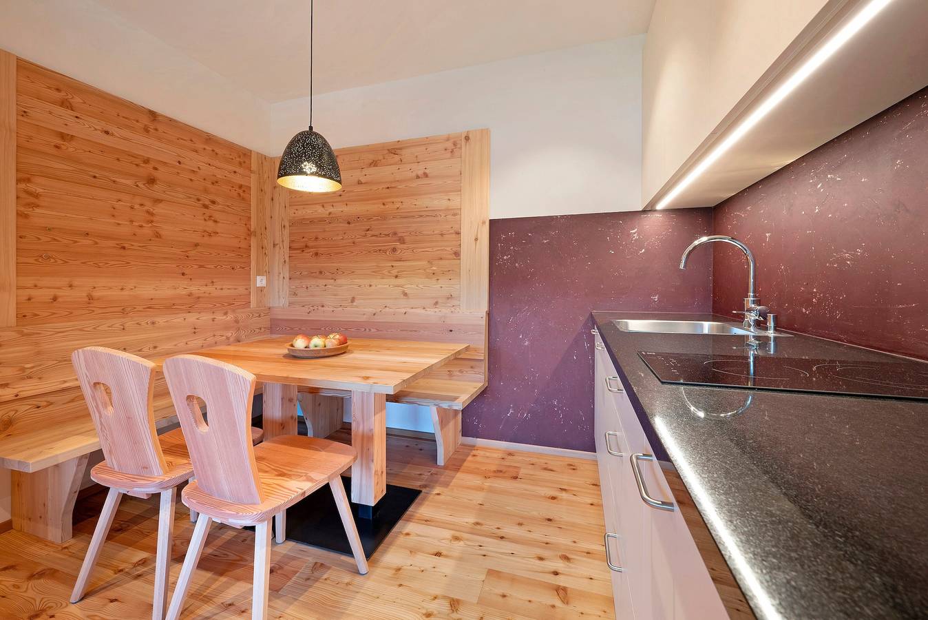 Ganze Wohnung, Ferienwohnung "Teutenhofer Zwetschge" auf dem Bauernhof mit Bergblick in Feldthurns, Dolomiti Superski