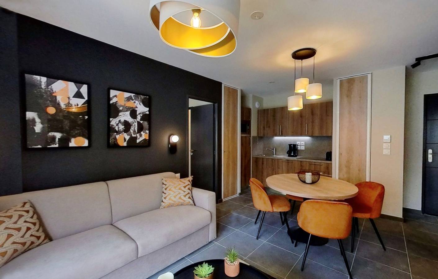 Appartement entier, Appartement de vacances pour 6 personnes avec sauna in Auron, Saint-Étienne-de-Tinée